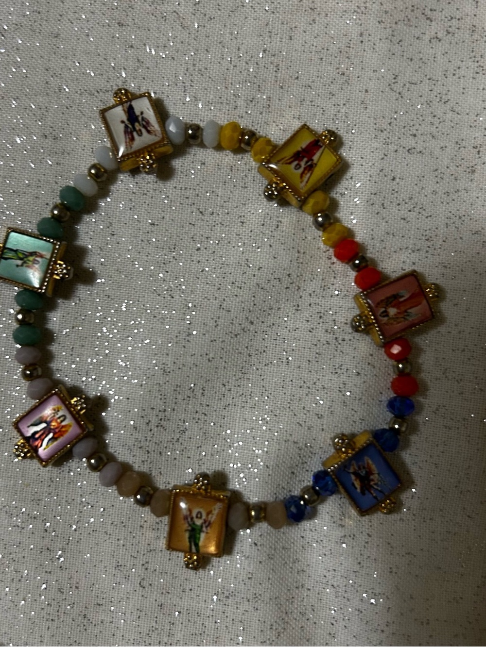 Multicolor Beaded Angels Bracelet - Women Jewelry